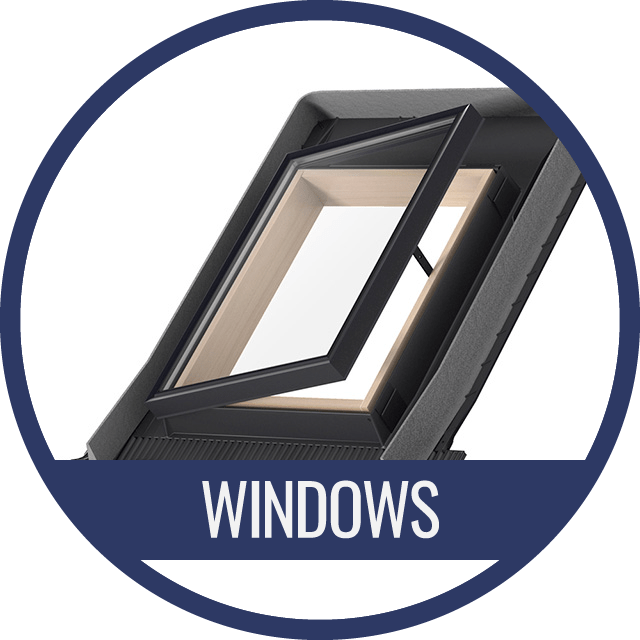 Roof window for gable roof