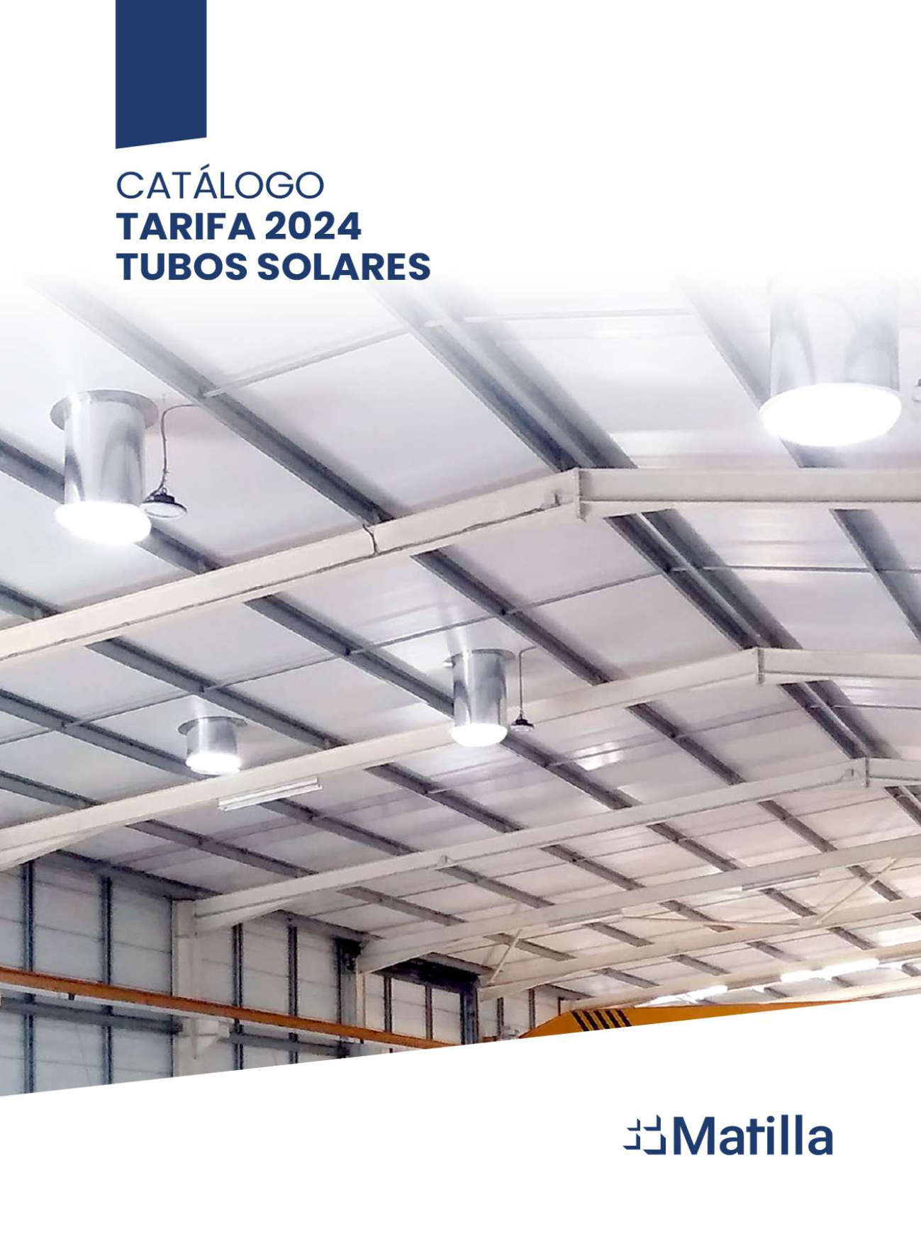 Catálogo de tarifas tubos solares 2024. Claraboyas Matilla